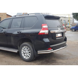 Купити Задня дуга AK005-2 (нерж) для Toyota Land Cruiser Prado 150