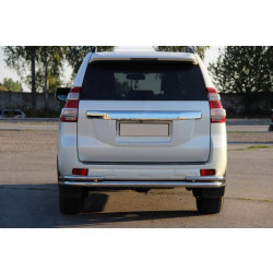 Купити Задня дуга AK005-2 (нерж) для Toyota Land Cruiser Prado 150