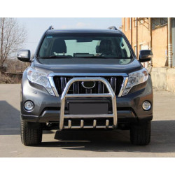 Купити Кенгурятник QT007 (нерж) для Toyota Land Cruiser Prado 150