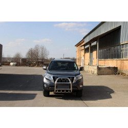 Купити Кенгурятник QT007 (нерж) для Toyota Land Cruiser Prado 150