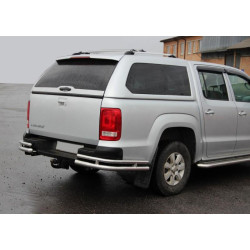 Купити Задні куточки AK003-Double (2 шт., нерж) для Volkswagen Amarok 2010-2022 рр