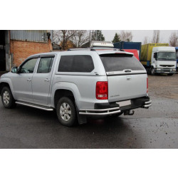 Купити Задні куточки AK003-Double (2 шт., нерж) для Volkswagen Amarok 2010-2022 рр