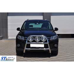 Купити Кенгурятник WT018 (нерж) для Volkswagen Tiguan 2007-2016 рр