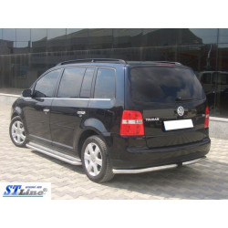 Купити Задні куточки AK003 (2 шт., нерж) для Volkswagen Touran 2003-2010 рр