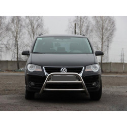 Купити Кенгурятник WT022 (нерж) для Volkswagen Touran 2003-2010 рр