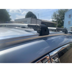 Купить Багажник (поперечины) на интегрированные рейлинги Wingbar V2 (2 шт) Серый для Volkswagen Touareg 2018- гг