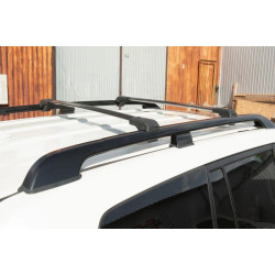 Купити Багажник (поперечини) на звичайні рейлінги під ключ WingBar V1 (2 шт) до 110 см, Чорний для Ford Kuga 2008-2013 рр