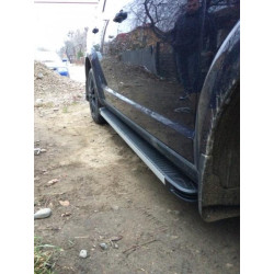 Купить Боковые пороги Maya V1 (2 шт., алюминий) для Fiat Freemont