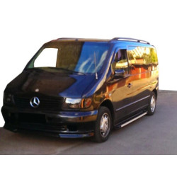 Купить Боковые пороги Maya V1 (2 шт., алюминий) для Mercedes Vito W638 1996-2003 гг