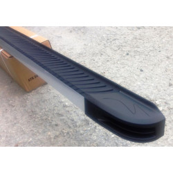 Купити Бокові пороги Maya V1 (2 шт., алюміній) для Suzuki SX4 S-Cross 2013-2016рр