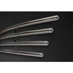 Купить Решетка в бампер (нерж) для Renault Lodgy 2013-2022 гг