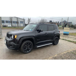 Купити Бокові пороги Maya V1 (2 шт., алюміній) для Jeep Renegade