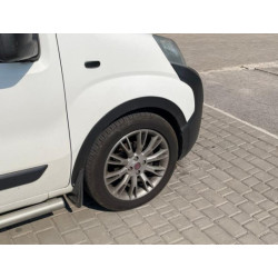 Купити Накладки на арки (4 шт, чорні) 1 бічні двері, ABS-пластик для Fiat Fiorino/Qubo