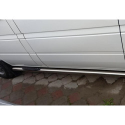 Купити Бічні труби (2 шт., нерж.) Коротка база, d60 для Volkswagen LT 1995-2006 рр