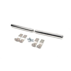 Купити Бічні труби за заднім колесом (2 шт., нерж) Довга база для Volkswagen LT 1995-2006 рр