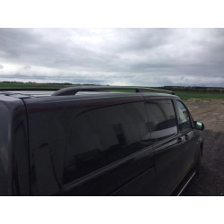 Купить Рейлинги черные ELITE (пласт. ножки) Короткая база (SHORT) для Mercedes Vito/V-class W447 2014- гг