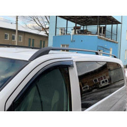 Купить Рейлинги черные ELITE (пласт. ножки) Длинная база (EXTRALONG) для Mercedes Vito/V-class W447 2014- гг