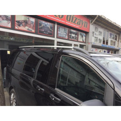 Купити Рейлінги ELITE Хром (пласт. ніжка) Довга база (ExtraLong) для Mercedes Vito / V-class W447 2014- рр