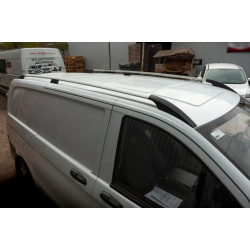 Купити Рейлінги ELITE Хром (пласт. ніжка) Довга база (ExtraLong) для Mercedes Vito / V-class W447 2014- рр