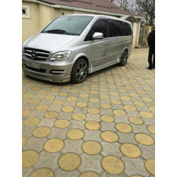 Купити Накладка на бампер BRB V1 (під фарбування) 2010-2015 рік для Mercedes Vito W639 рр