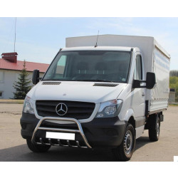 Купить Кенгурятник WT003 (нерж.) 60мм, с надписью для Mercedes Sprinter W906 2006-2018 гг