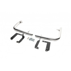 Купить Боковые трубы за задним колесом угловые (2 шт, нерж) Long для Mercedes Sprinter W907/W910 2018- гг