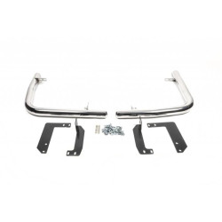 Купить Боковые трубы за задним колесом угловые (2 шт, нерж) Long для Mercedes Sprinter W907/W910 2018- гг