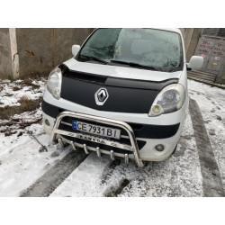Купить Кенгурятник WT003/004 (нерж.) без надписи, 60 мм для Renault Kangoo 2008-2020 гг