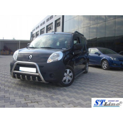 Купить Кенгурятник WT003/004 (нерж.) без надписи, 60 мм для Renault Kangoo 2008-2020 гг