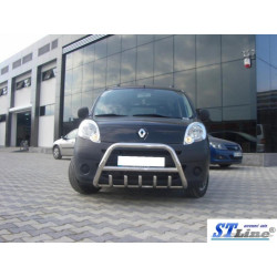 Купить Кенгурятник WT003/004 (нерж.) без надписи, 60 мм для Renault Kangoo 2008-2020 гг