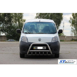 Купить Кенгурятник WT003/004 (нерж.) без надписи, 51 мм для Renault Kangoo 2008-2020 гг