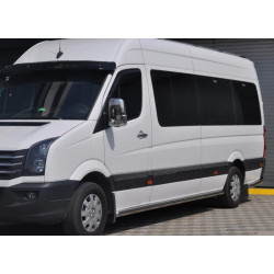 Купить Боковые трубы (2 шт, нерж) d60, короткая база для Volkswagen Crafter 2006-2016 гг