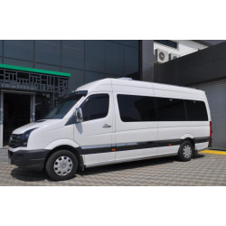 Купить Боковые трубы (2 шт, нерж) d70, короткая база для Volkswagen Crafter 2006-2016 гг