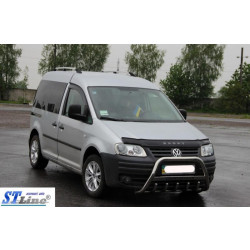 Купить Кенгурятник WT003 (нерж) 60мм, без надписи для Volkswagen Caddy 2004-2010 гг