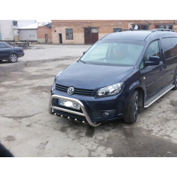 Купить Кенгурятник WT003 (нерж) 60 мм для Volkswagen Caddy 2010-2015 гг