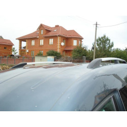 Купити Рейлінги хром Максі база, Металеві ніжки для Volkswagen Caddy 2010-2015 рр