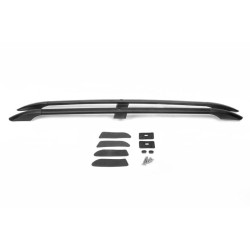 Купити Рейлінги чорні Максі база, Металличиские ніжки для Volkswagen Caddy 2010-2015 рр