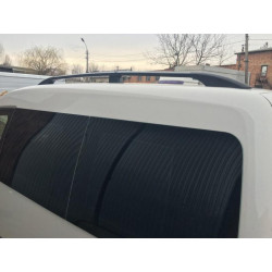 Купити Рейлінги чорні Максі база, Металличиские ніжки для Volkswagen Caddy 2010-2015 рр