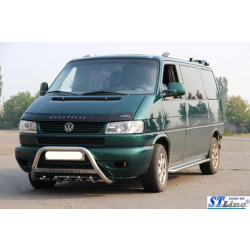 Купить Кенгурятник WT003 (нерж) 60мм, без надписи для Volkswagen T4 Caravelle/Multivan