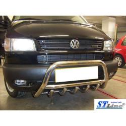 Купить Кенгурятник WT003 (нерж) 51мм, без надписи для Volkswagen T4 Caravelle/Multivan