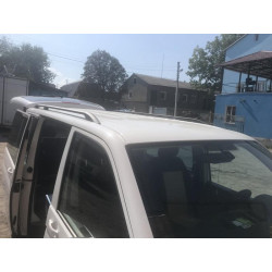 Купити Рейлінги Чорні Довга база, Металеві ніжки для Volkswagen T6