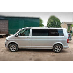 Купить Рейлинги Skyport (серый мат) Длинная база для Volkswagen T6