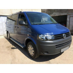 Купити Бокові пороги Maya V2 (2 шт., алюміній) Довга база для Volkswagen T6