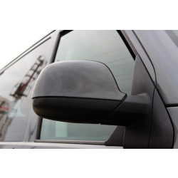 Купить Накладки на зеркала (2 шт, карбон) Покрытие под карбон для Volkswagen T5 2010-2015 гг