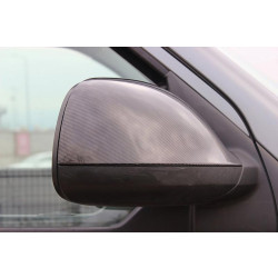 Купить Накладки на зеркала (2 шт, карбон) Покрытие под карбон для Volkswagen T5 2010-2015 гг