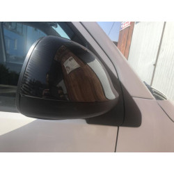 Купить Накладки на зеркала (2 шт, карбон) Покрытие под карбон для Volkswagen T5 2010-2015 гг