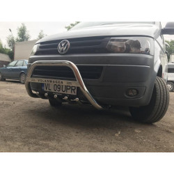 Купити Кенгурятник WT003 (нерж) 60 мм, без напису для Volkswagen T5 2010-2015 рр