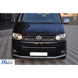 Купити Нижня одинарна губа (нерж) 42 мм для Volkswagen T5 2010-2015 рр