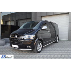 Купити Нижня одинарна губа (нерж) 42 мм для Volkswagen T5 2010-2015 рр