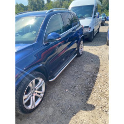 Купить Боковые пороги Maydos V2 (2 шт., нерж) для Volkswagen Tiguan 2007-2016 гг